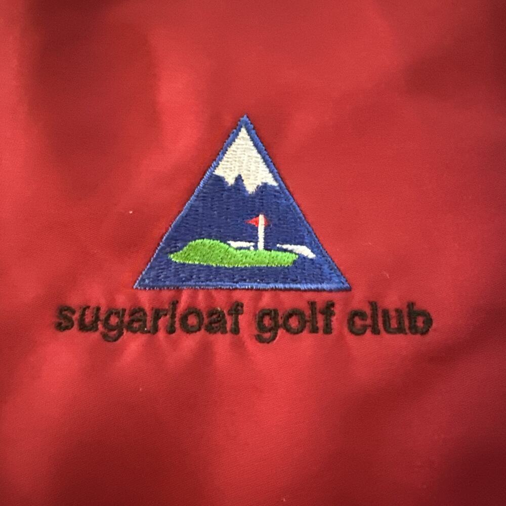 Sugarloaf Maine Golf Club Nike Golf Windbreaker Pullover Pockets XXL See Photos